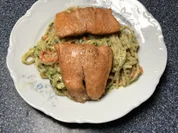 Gemüsespaghetti mit Lachs - Rezept - Bild Nr. 2