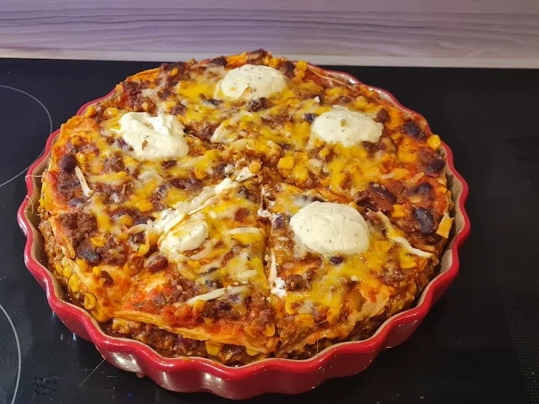 Rezept: Tortilla-Chili-Lasagne Bild Nr. 7 Tortilla-Chili-Lasagne - Rezept - Bild Nr. 7