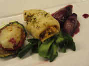 Pikantes Backen: Capreseröllchen - Rezept - Bild Nr. 16402