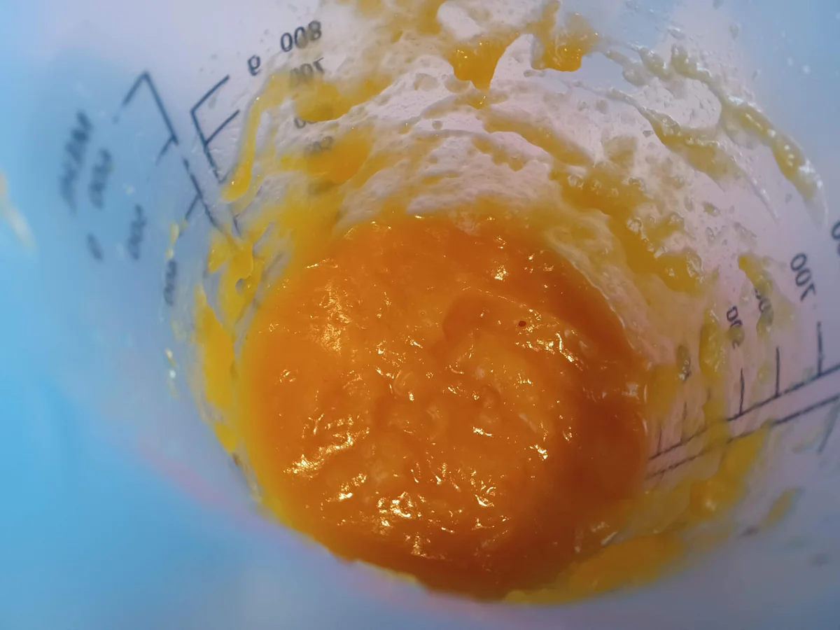 Zebrakuchen mit Kürbiskompott - Rezept - Bild Nr. 16404