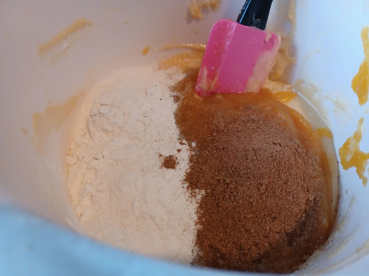 Zebrakuchen mit Kürbiskompott - Rezept - Bild Nr. 16409