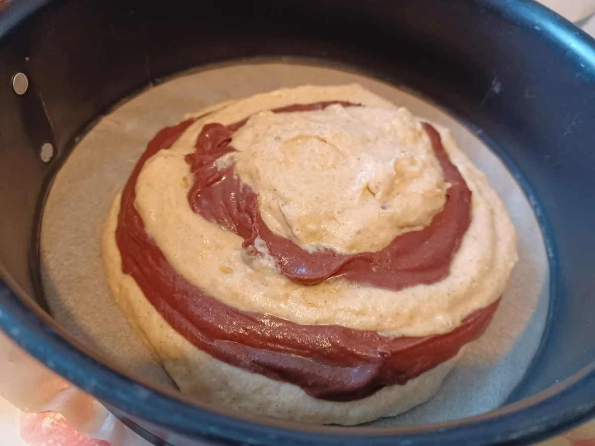 Zebrakuchen mit Kürbiskompott - Rezept - Bild Nr. 16411