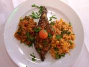 Gefüllte Auberginen mit Gemüsebulgur - Karniyarik ve Bulgur Pilav - Rezept