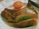 Rezept: Schweinekotelette mit Kräutern gefüllt Schweinekotelette mit Kräutern gefüllt - Rezept
