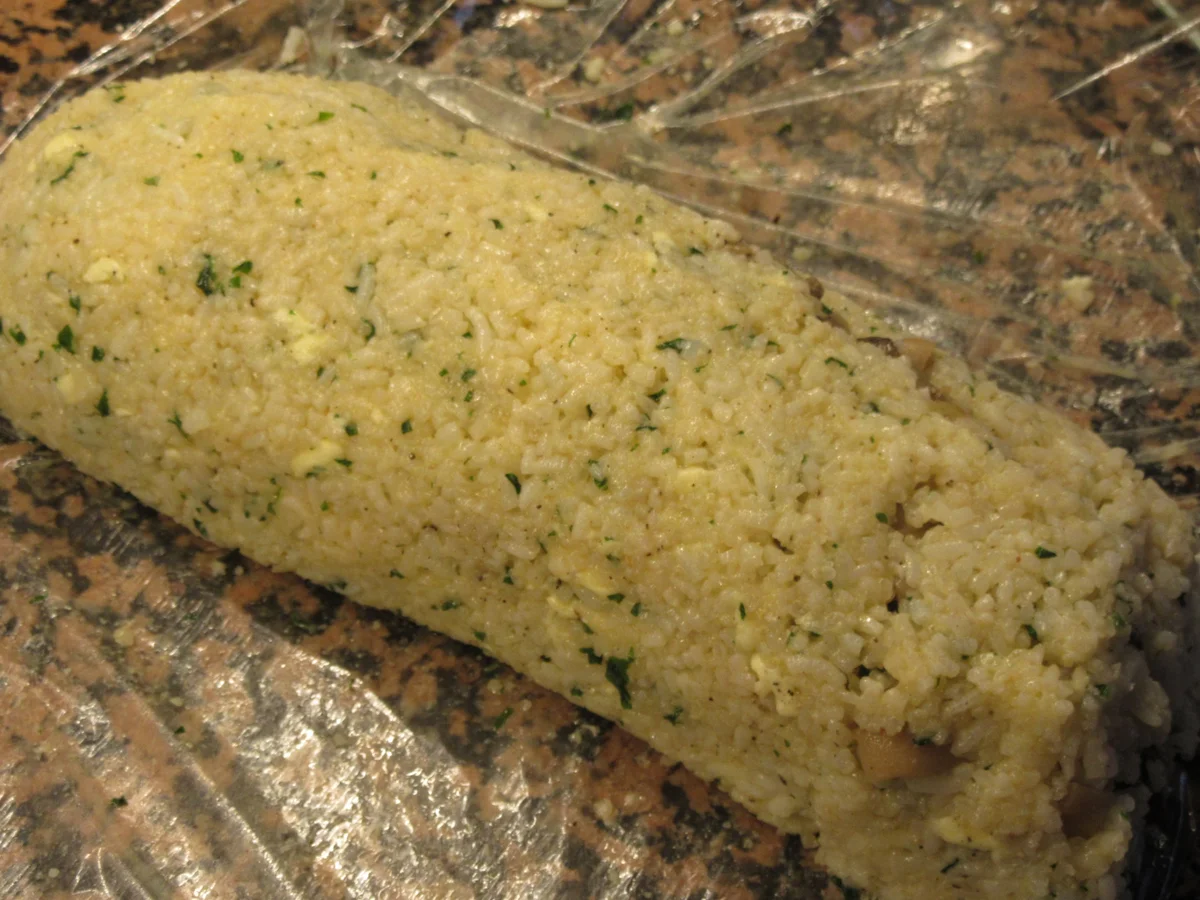 Rezept: Reis: Reisrolle mit Pilzfüllung Bild Nr. 16408 Reis: Reisrolle mit Pilzfüllung - Rezept - Bild Nr. 16408