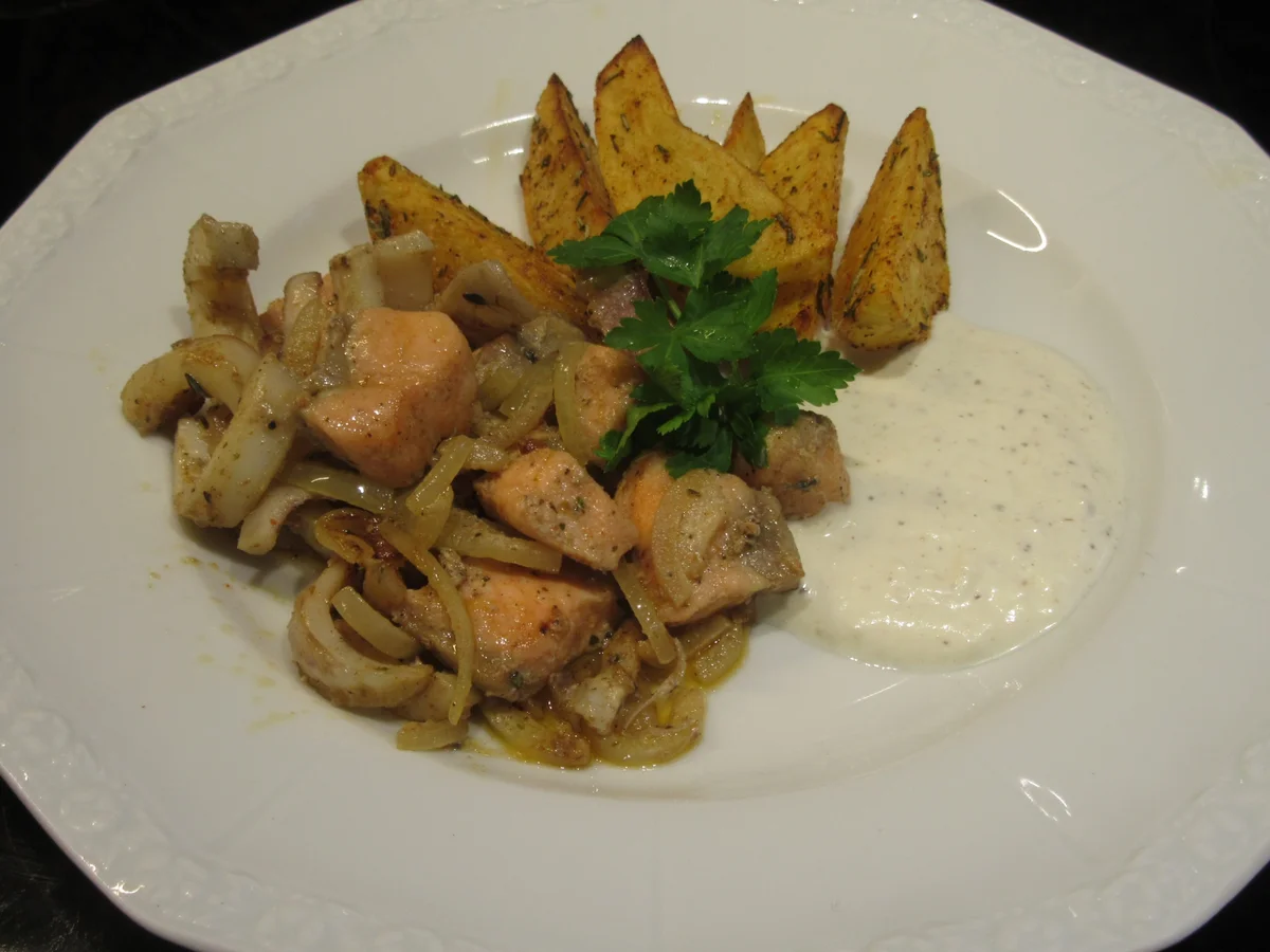 Rezept: Fisch: Fisch-Gyros Bild Nr. 2 Fisch: Fisch-Gyros - Rezept - Bild Nr. 2