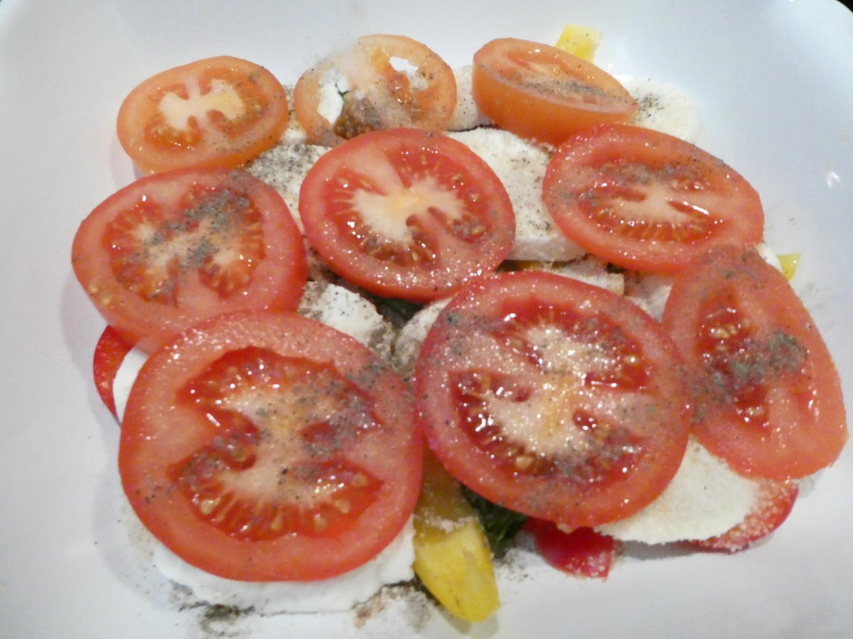 Paprika-Tomaten-Mozzarella-Auflauf - Rezept - Bild Nr. 16411