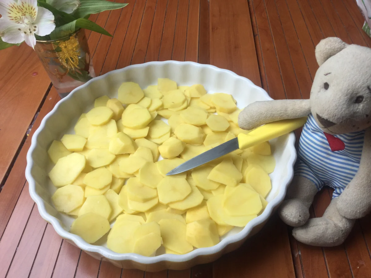 Rezept: Simples Kartoffelgratin Bild Nr. 16407 Simples Kartoffelgratin - Rezept - Bild Nr. 16407