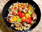 Exotische Cap Cay-Pfanne mit Nudeln und Huhn - Rezept - Bild Nr. 2