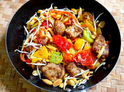 Exotische Cap Cay-Pfanne mit Nudeln und Huhn - Rezept - Bild Nr. 2