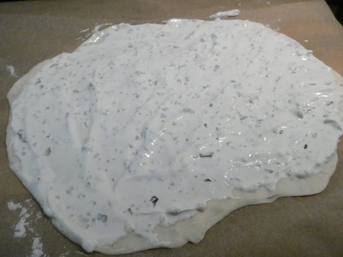 Fischstäbchen-Flammkuchen - Rezept - Bild Nr. 16417