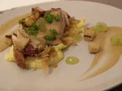 Fasanenbrust mit Kartoffelpüree und Champagnerkraut - Rezept - Bild Nr. 16408