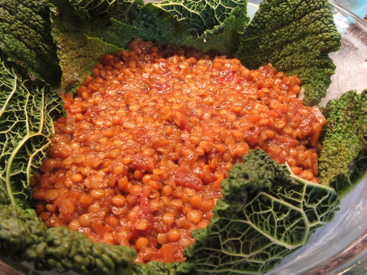 Auflauf: Wirsing gefüllt mit Linsenbolognese - Rezept - Bild Nr. 11