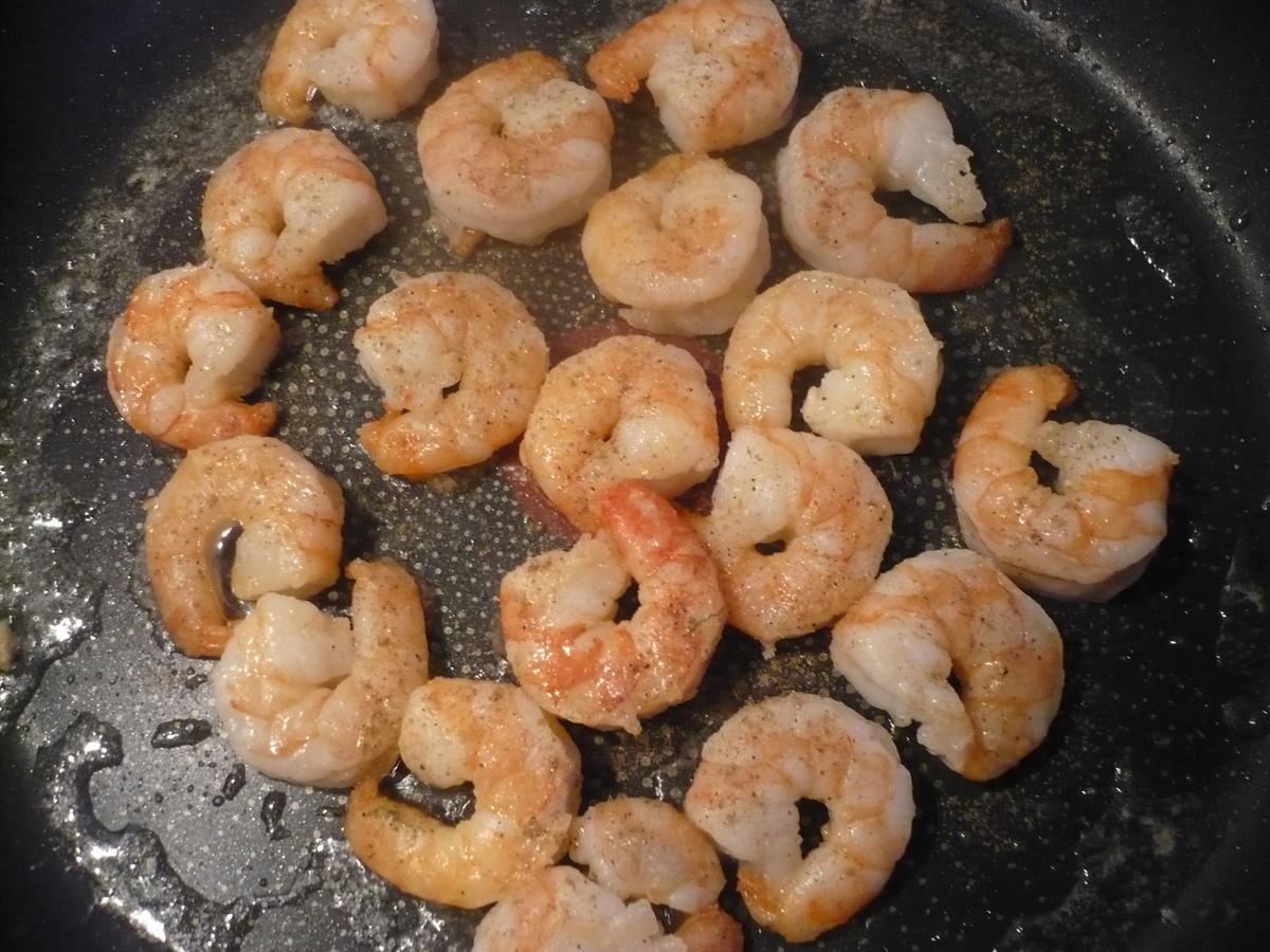 Garnelen in würziger Mango - Salsa - Rezept