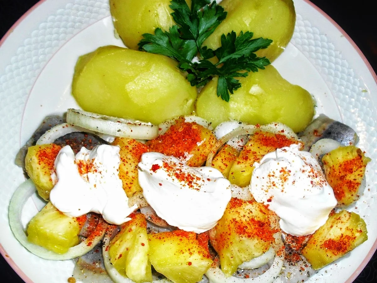 Matjes mit geschärfter Ananas - kulinarische Weltreise 02-2023 - Rezept - Bild Nr. 16409