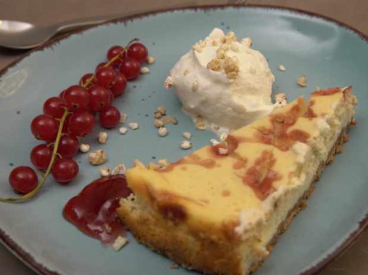 Cheesecake und Vanille Eis mit Crunch - einfach - von Das perfekte Dinner