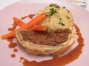 Veganer Braten mit Rotweinsoße und Kartoffelstampf - Rezept - Bild Nr. 2