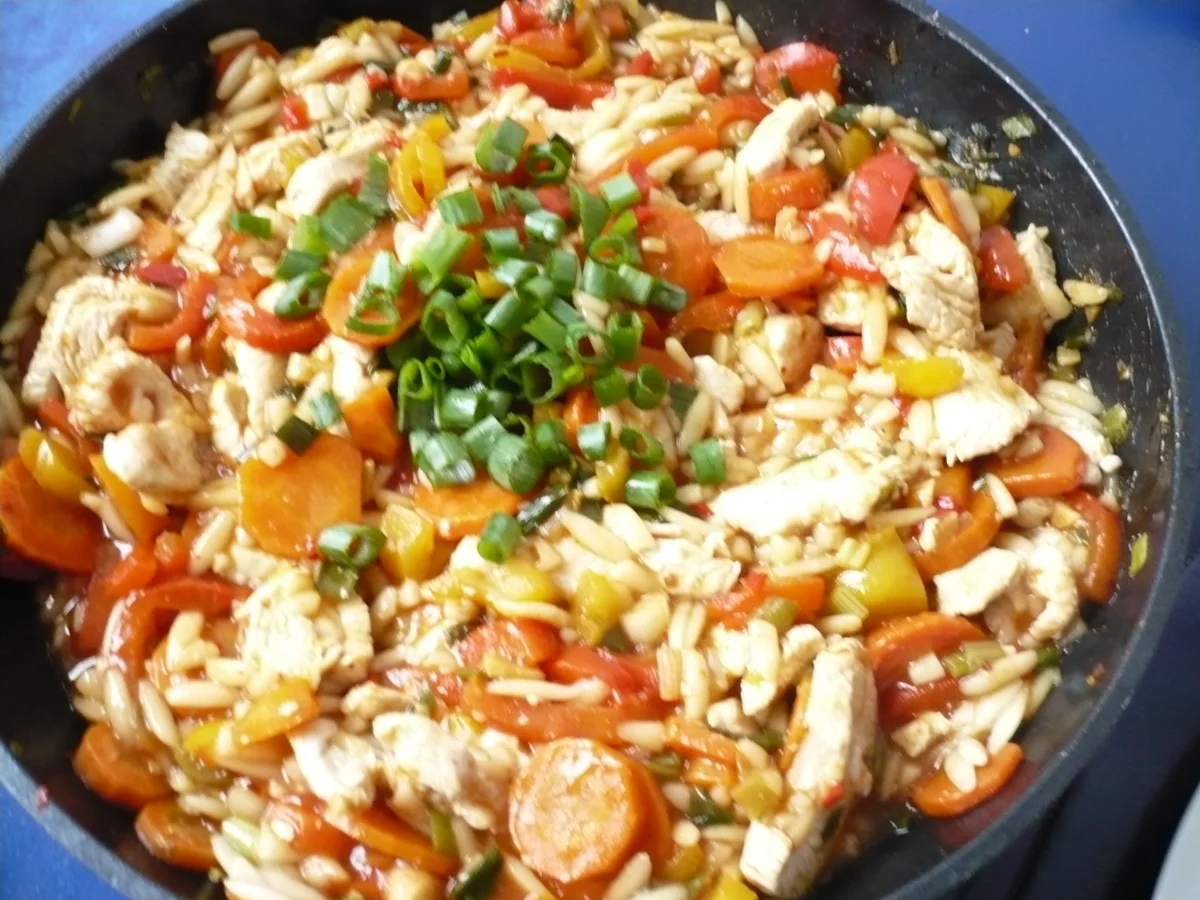 Geflügel - Asia - Pfanne - Rezept - Bild Nr. 16409