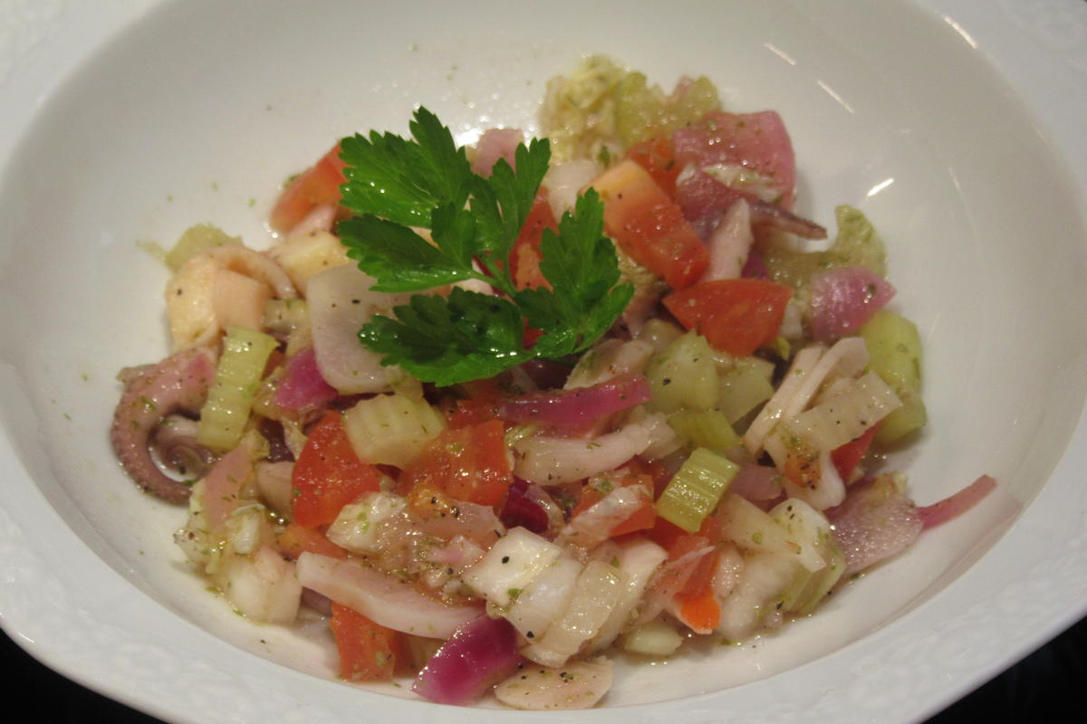 Salate: Oktopussalat - Rezept - Bild Nr. 2