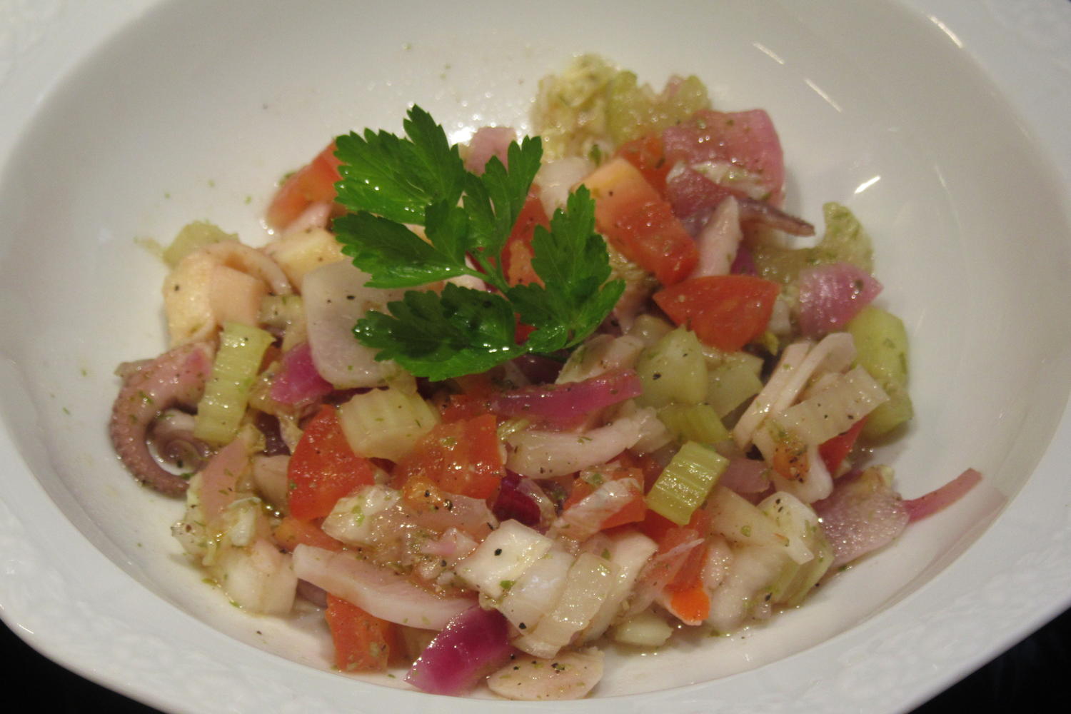 Salate: Oktopussalat - Rezept mit Bild - kochbar.de