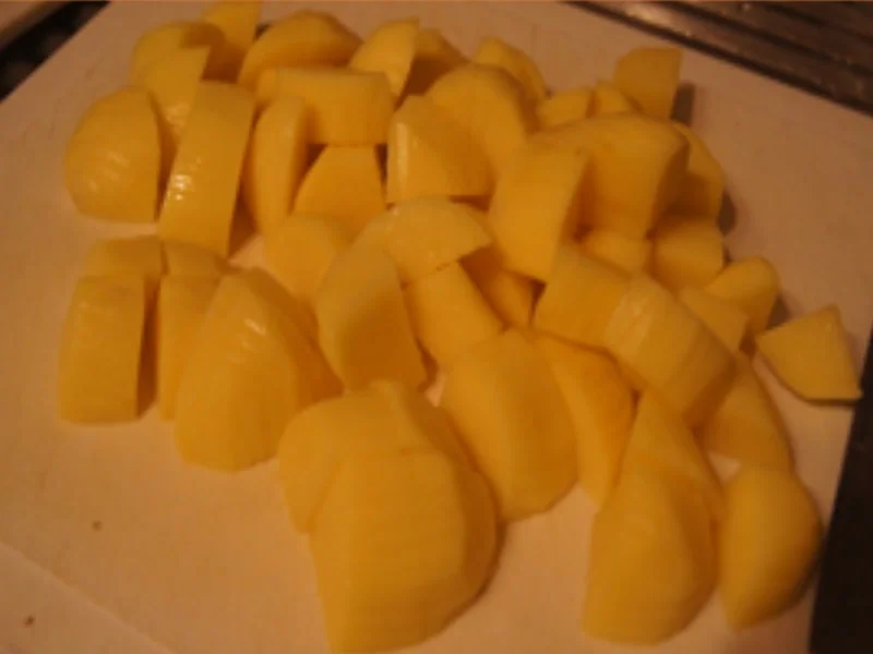 Knusper-Bratfisch mit Kenia-Bohnen und Kartoffelstampf - Rezept - Bild Nr. 16417