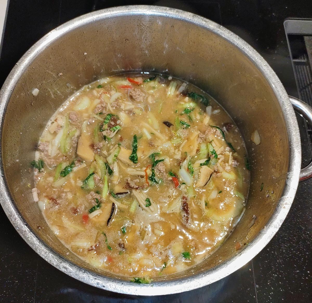 Pak-Choi Bowl mit Hackfleisch und Soba-Nudeln - Rezept - Bild Nr. 7