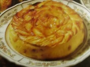 Maiskuchen mit Äpfeln und Rosinen - Rezept