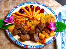 Saftiges Rindfleisch mit Ananas und würzigen Maisfritters - Rezept - Bild Nr. 16409