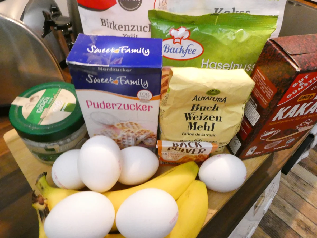 Rezept: Schoko-Haselnuss-Waffeln Bild Nr. 16410 Schoko-Haselnuss-Waffeln - Rezept - Bild Nr. 16410