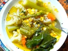 Maissuppe mit Kailan und Blumenkohl - Rezept - Bild Nr. 2