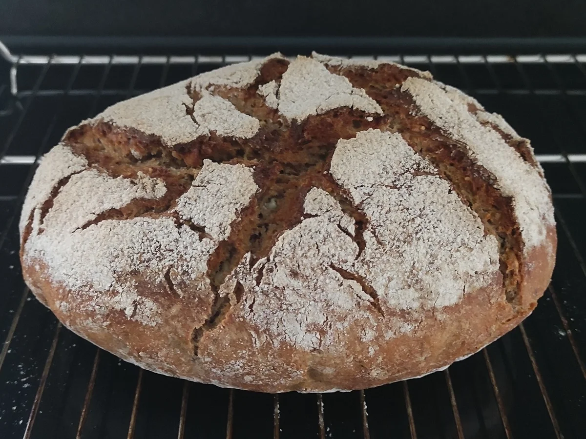 Dinkelmischbrot mit wenig Hefe - Rezept - Bild Nr. 2