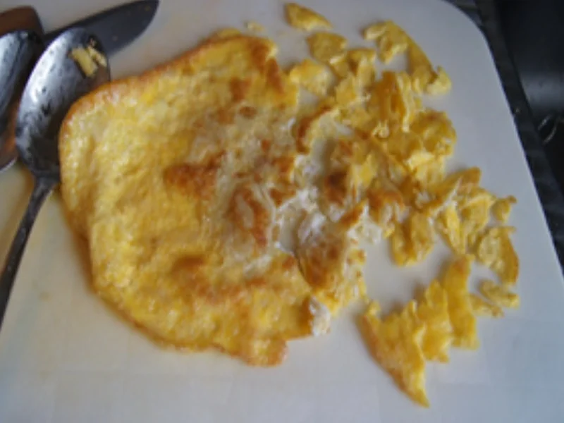 Hähnchenbrustfilet mit Sojabohnensprossen und Basmatireis mit Ei - Rezept - Bild Nr. 16438