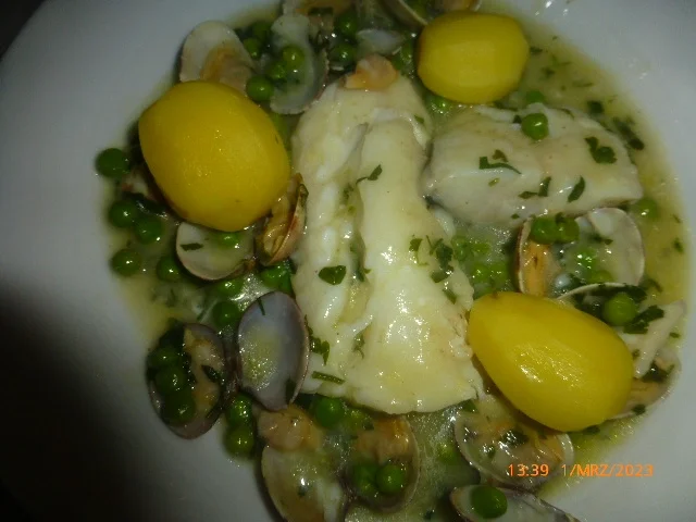 Rezept: Bacalao mit Venusmuscheln Bild Nr. 16413 Bacalao mit Venusmuscheln - Rezept - Bild Nr. 16413