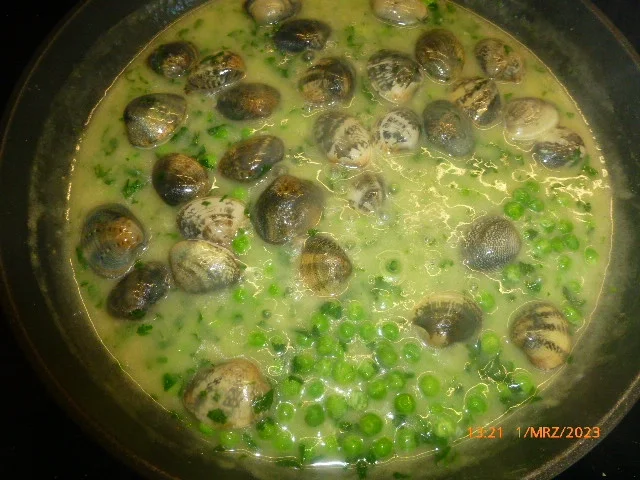 Rezept: Bacalao mit Venusmuscheln Bild Nr. 16416 Bacalao mit Venusmuscheln - Rezept - Bild Nr. 16416