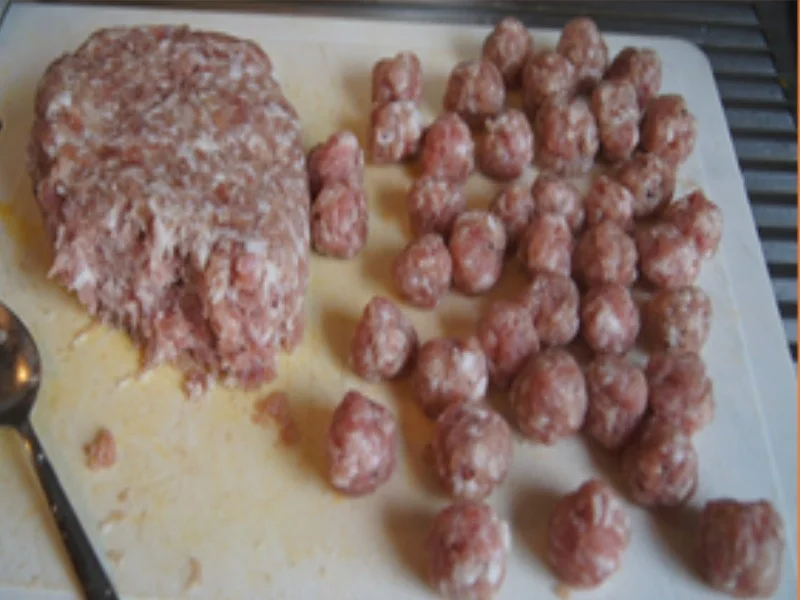 Kürbis-Süßkartoffel-Creme-Suppe mit Mettbällchen - Rezept - Bild Nr. 15