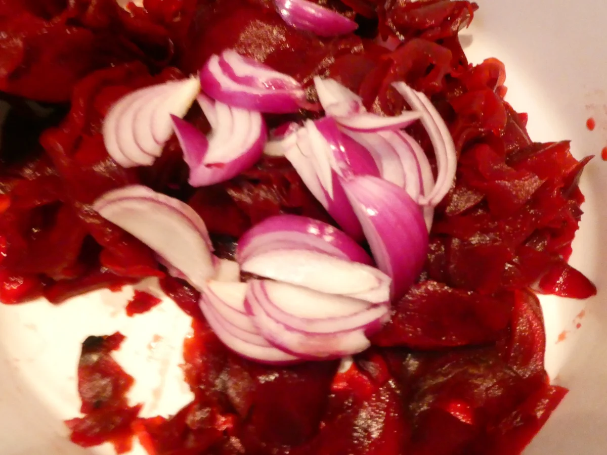 Fetakäse auf Roter Bete-Salat - Rezept - Bild Nr. 16416