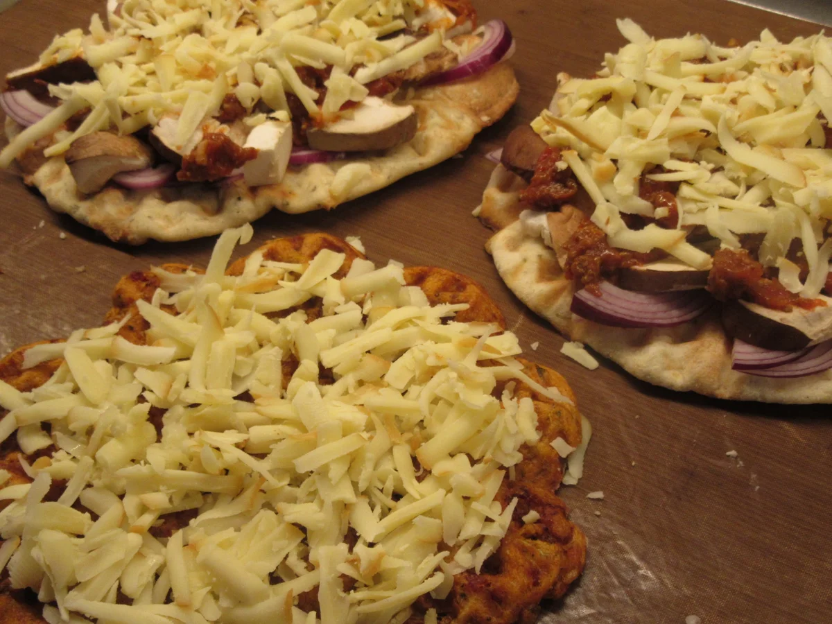 Pikantes Backen: Pizzawaffeln - Waffelpizza - Rezept - Bild Nr. 16419