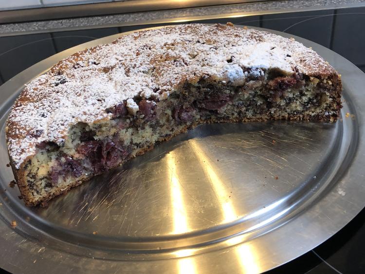 Versunkener Kirschkuchen - einfach - von Backfee1961