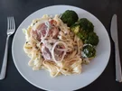 Schweinemedaillons in Gorgonzola-Pfeffer-Sauce - Rezept - Bild Nr. 2