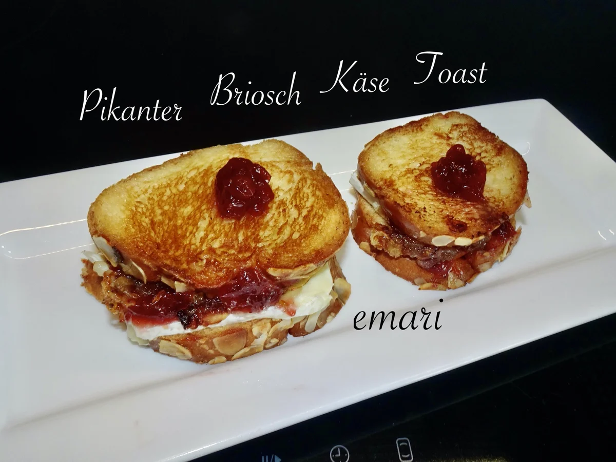 Pikanter, fruchtiger Zwiebel - Käse - Toast - Rezept - Bild Nr. 16431