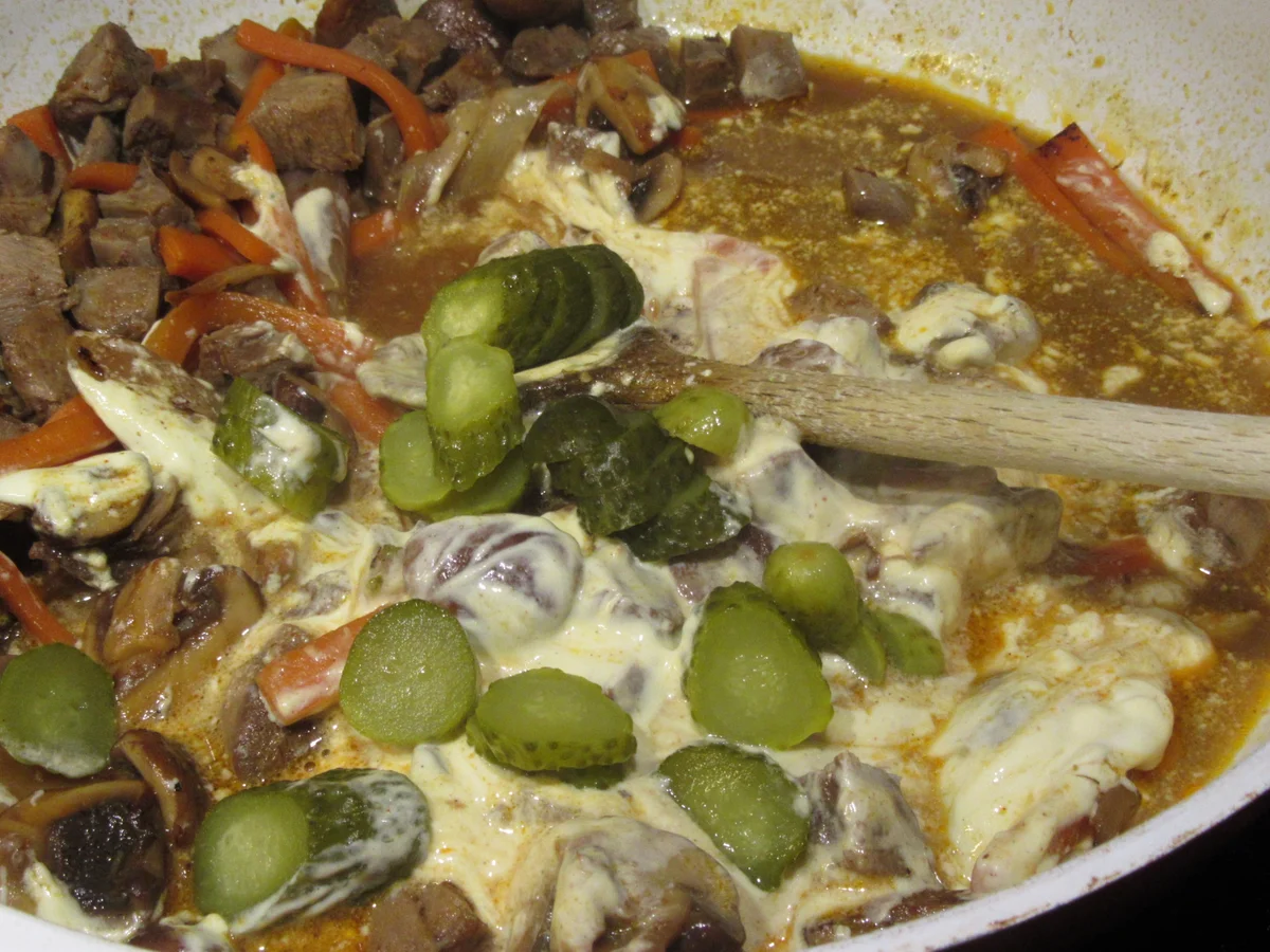 Fleisch: Pilzpfanne a´la Stroganoff - Rezept - Bild Nr. 16419