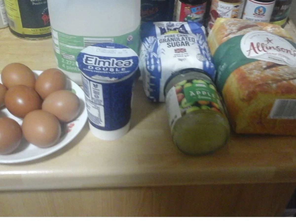 Pfannkuchen XL mit Apfelmus - Rezept - Bild Nr. 3