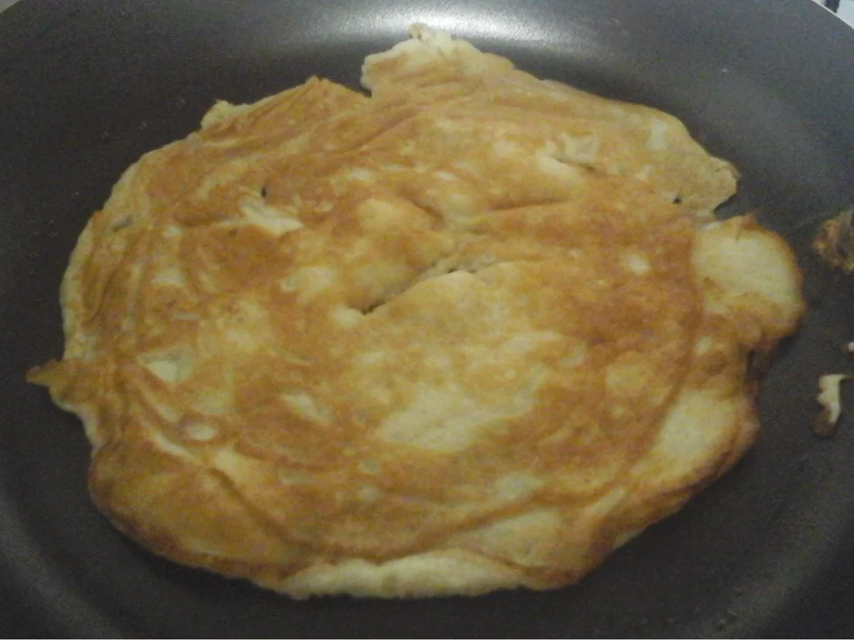 Pfannkuchen XL mit Apfelmus - Rezept - Bild Nr. 6