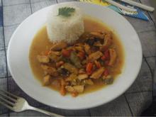 Hähnchenfleisch-Gemüse-Curry mit Basmatireis - Rezept - Bild Nr. 2