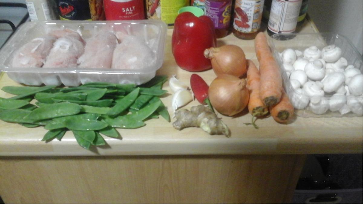 Hähnchenfleisch-Gemüse-Curry mit Basmatireis - Rezept - Bild Nr. 3