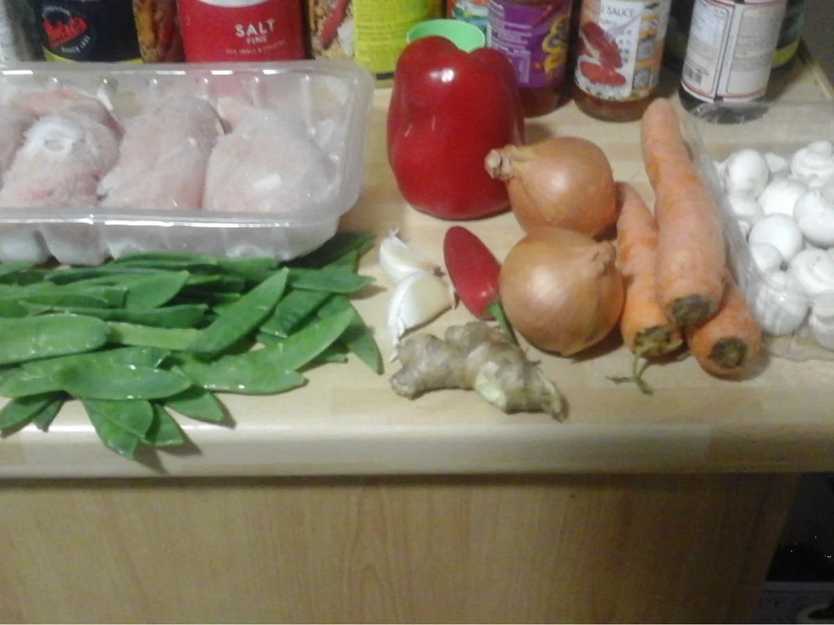 Hähnchenfleisch-Gemüse-Curry mit Basmatireis - Rezept - Bild Nr. 3