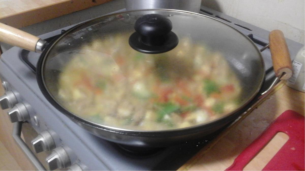 Hähnchenfleisch-Gemüse-Curry mit Basmatireis - Rezept - Bild Nr. 13