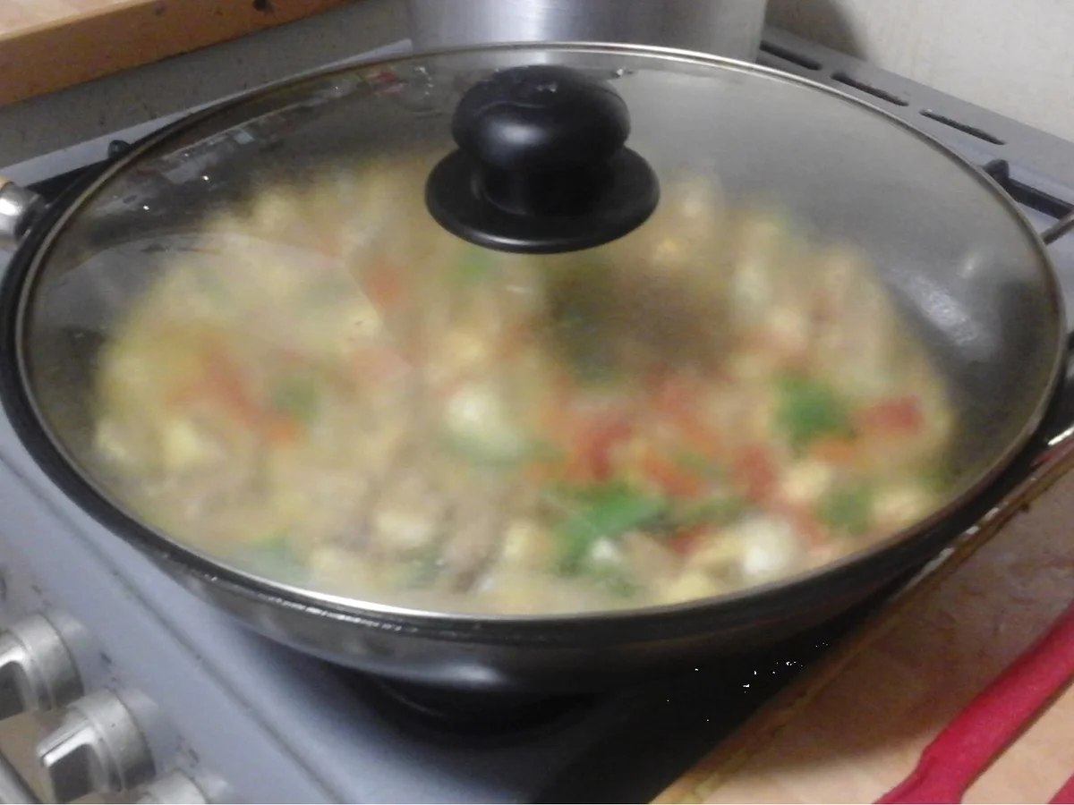 Hähnchenfleisch-Gemüse-Curry mit Basmatireis - Rezept - Bild Nr. 13