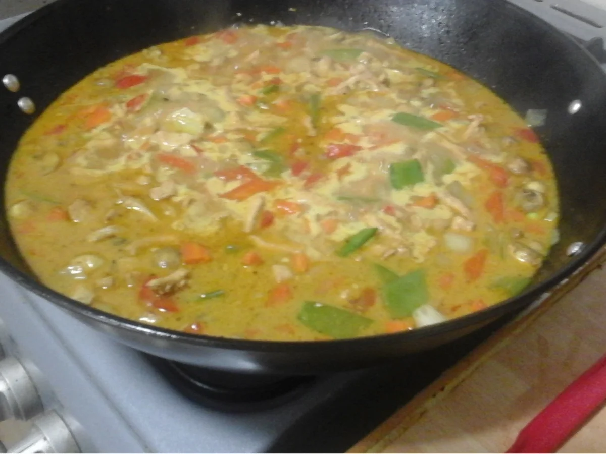 Hähnchenfleisch-Gemüse-Curry mit Basmatireis - Rezept - Bild Nr. 14