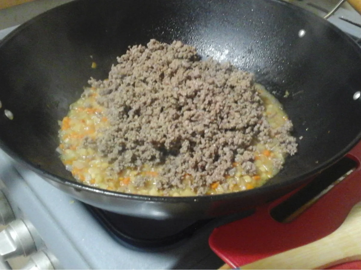 Spaghetti mit Gemüse-Rindermett-Bolognese - Rezept - Bild Nr. 9